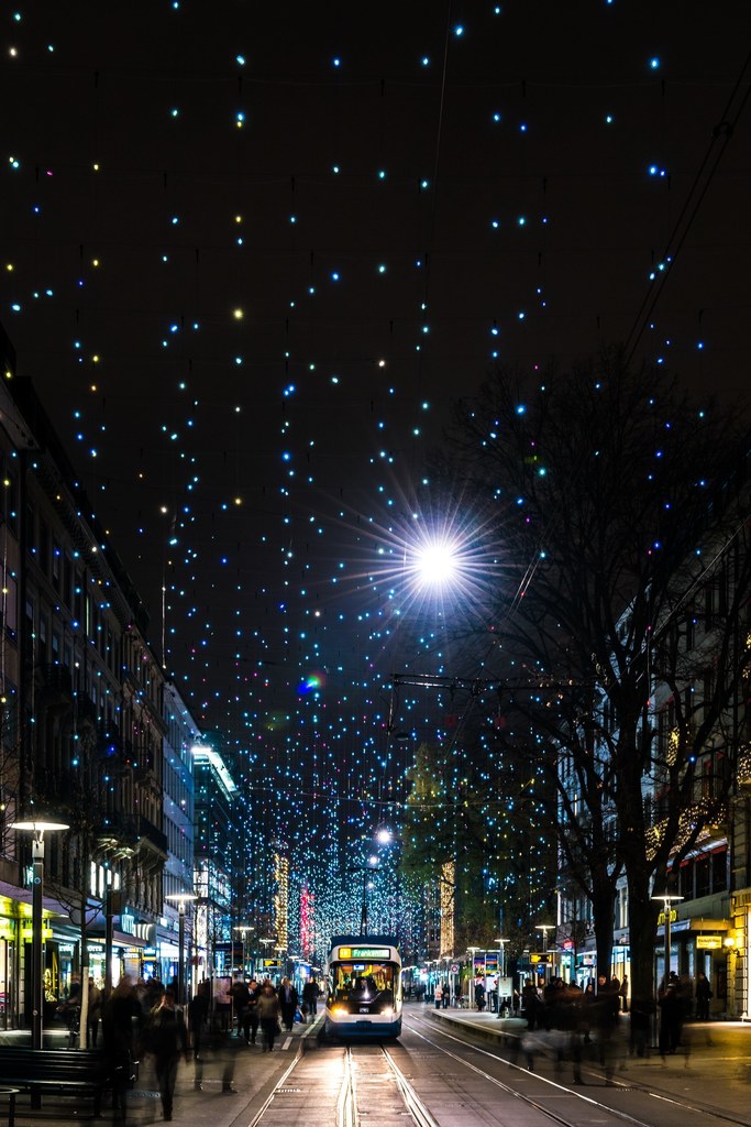 bahnhofstrasse Zürich crăciun 