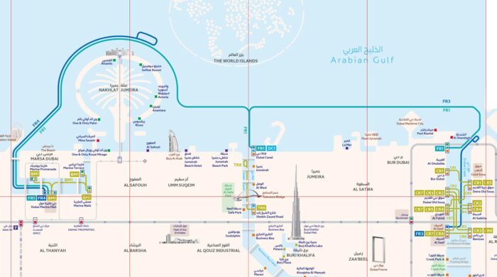 dubai-ferry-map